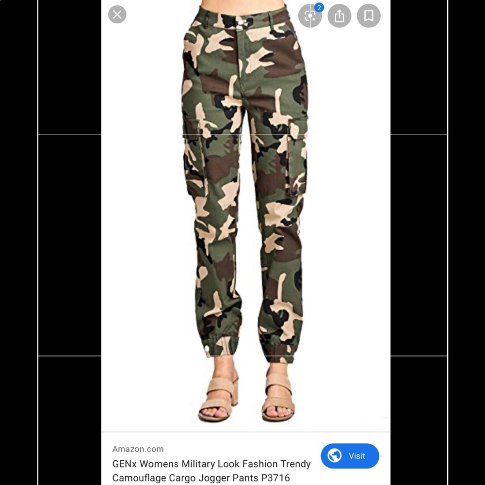 Camo joggers